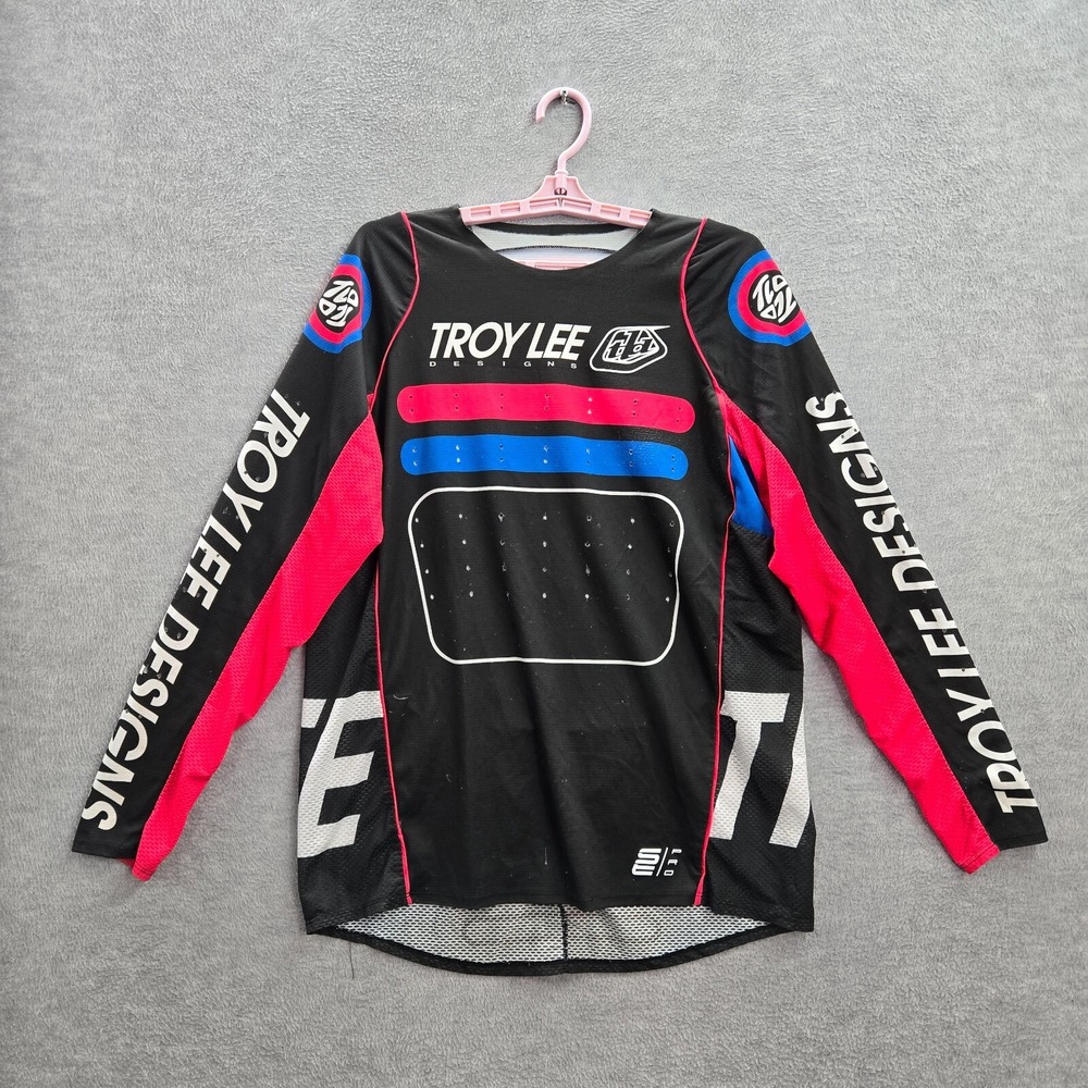 Troy‎ Lee Designs Men Activewear Top M Black Racing SE Pro Long Sleeve Logo
